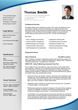 professional resume template 2